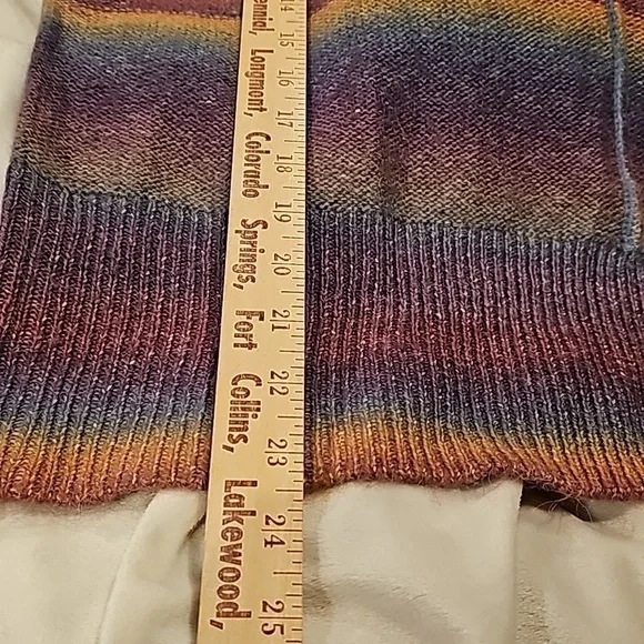 Beach lunch lounge collection multi color sweater ladies large great condition - Picture 8 of 12
